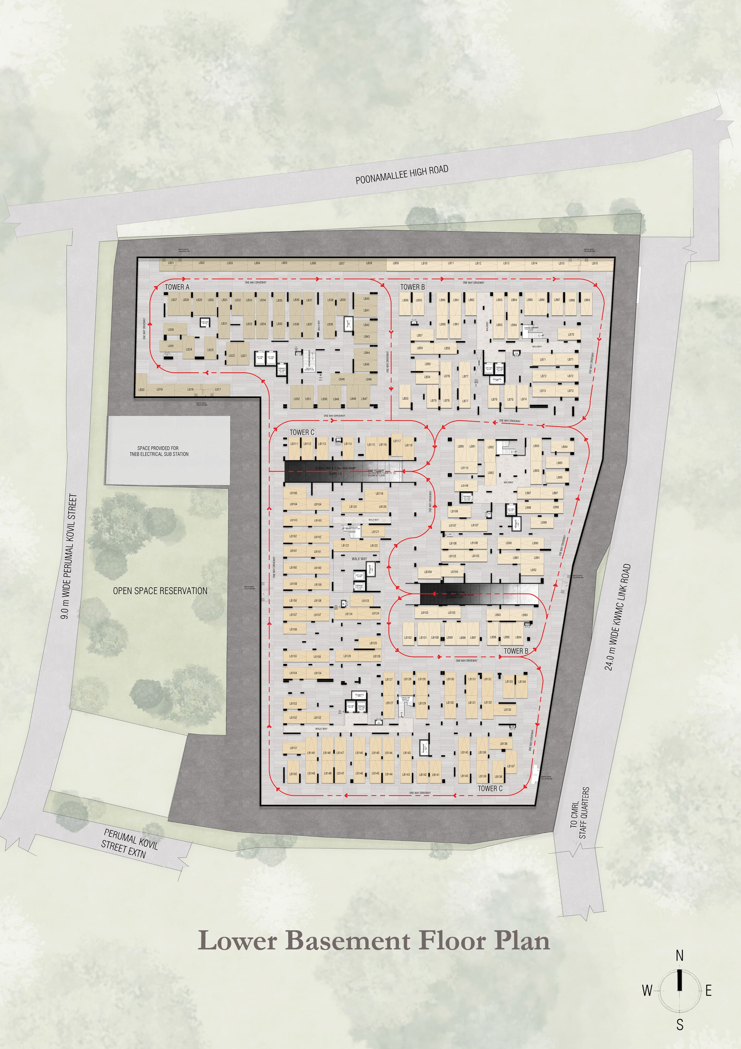 Lower Basement Floor Plan